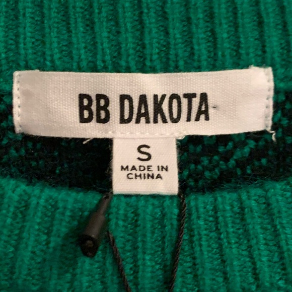 BBDakota You're An Animal Sweater in Pepper Green - Picture 8 of 11